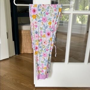 Little Sleepies Pink Floral Pajama Bottoms